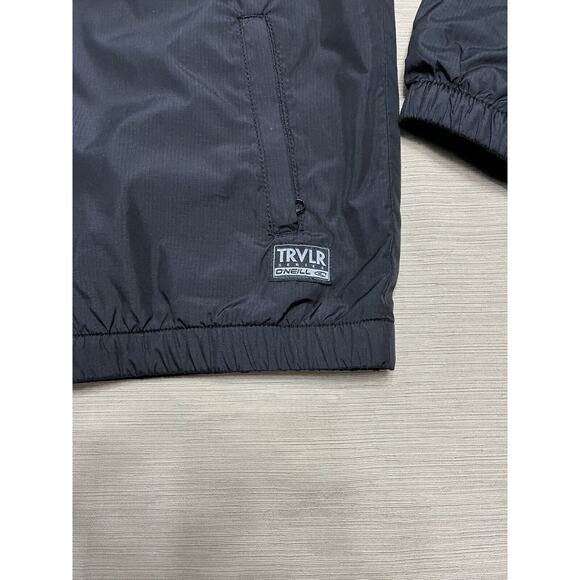O'Neill Jacket Boys Medium Black Full Zip Jacket Hoodie TRVLR Series Lightweight - Picture 6 of 9
